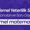 2024 TYT Matematik Konuları ve Soru Dağılımı