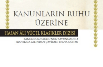 Montesquieu «Kanunların Ruhu Üzerine»