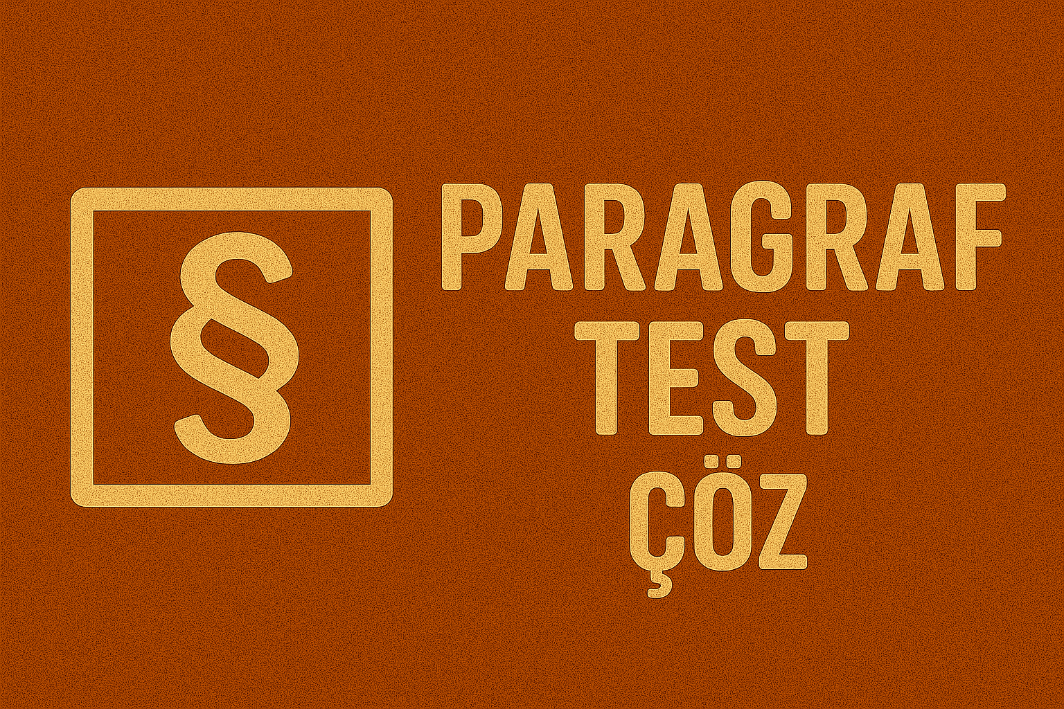 Paragraf Test Çöz